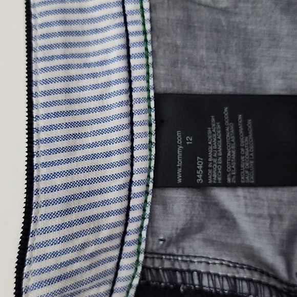 Tommy Hilfiger Women's Corduroy Mini Skirt Dark Navy Blue Size 12 - Picture 8 of 14